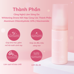 Xịt khử mùi trắng da, mờ thâm 28D Whitening Drone 100ml