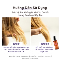 Dầu dưỡng hỗ trợ làm suôn mềm tóc Dr.PONG 009 Hair Core Anti-frizz Oil 30ml