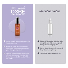 Dầu dưỡng hỗ trợ làm suôn mềm tóc Dr.PONG 009 Hair Core Anti-frizz Oil 30ml