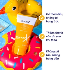 Kem chống nắng toàn thân Dr.PONG MirrorX whitening body sunscreen SPF50+ PA++++ 150g