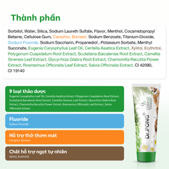 Kem đánh răng 9 loại thảo dược hỗ trợ  giảm mùi hôi miệng giúp răng trắng khỏe Dr.PONG 9x Herbal Plus Fluoride Toothpast
