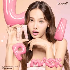 Dưỡng ẩm môi, hỗ trợ giảm thâm môi Dr.PONG 28D Whitening Drone Pinky & Peachy Lip Mask 8.5g
