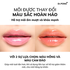 Dưỡng ẩm môi, giảm thâm môi Dr.Pong 28D Whitening Drone Lip Mask 8.5g