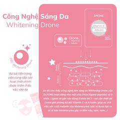 Mặt nạ ngủ trắng da, mờ thâm mụn Dr.PONG 28D Whitening Drone Sleeping 50ml