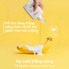 Nước súc miệng trắng răng, hỗ trợ giảm mảng ố vàng, khử mùi hôi miệng Dr.PONG 168 White Smile Fluoride Mouthwash 250ml