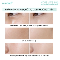 Phấn nền hỗ trợ kiềm dầu dành cho da mụn Dr.PONG Acne Ace 002 Blurring Powder 9g