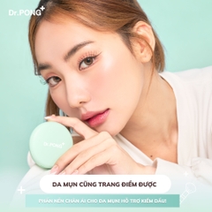 Phấn nền hỗ trợ kiềm dầu dành cho da mụn Dr.PONG Acne Ace 002 Blurring Powder 9g