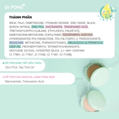 Phấn nền hỗ trợ kiềm dầu dành cho da mụn Dr.PONG Acne Ace 002 Blurring Powder 9g