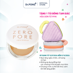 Phấn phủ che phủ lỗ chân lông, hỗ trợ kiềm dầu Dr.PONG Zero Pore Blurring K- Powder 9g