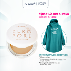 Phấn phủ che phủ lỗ chân lông, hỗ trợ kiềm dầu Dr.PONG Zero Pore Blurring K- Powder 9g