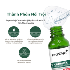 Serum cấp ẩm bảo vệ chuyên sâu Dr.PONG BarrierX Ultimate Defense 20ml