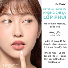 Serum dưỡng môi căng mọng, mềm ẩm, ngừa thâm môi Dr.PONG Hya-Drop Volumizing Lip Serum 3.5g