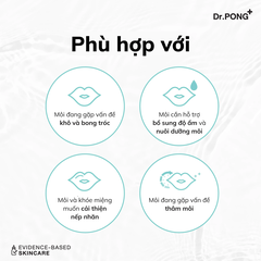Serum dưỡng môi căng mọng, mềm ẩm, ngừa thâm môi Dr.PONG Hya-Drop Volumizing Lip Serum 3.5g