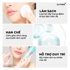 [VƯƠNG BÌNH X PINPONG] Nước tẩy trang Dr.PONG 123 Instant Clear Skin Softening Makeup Remover