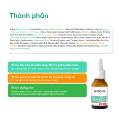 Serum thu nhỏ lỗ chân lông Dr.PONG 711 Poreless Blurring 16ml