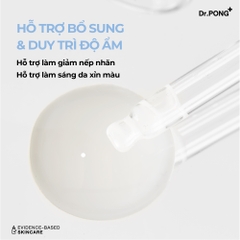 Serum hỗ trợ dưỡng ẩm, làm sáng và hỗ trợ giảm nếp nhăn Dr.PONG 911 Hya Late Night Recovery Serum 15ml
