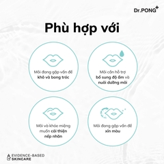 Serum hỗ trợ dưỡng môi căng mọng, mềm ẩm, giảm thâm môi Dr.PONG Hya-Drop Volumizing Lip Serum 3.5g