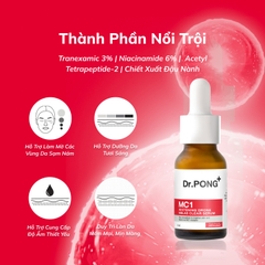 Serum hỗ trợ giảm nám Dr.PONG MC1 Whitening Drone Melas Clear Serum 16ml