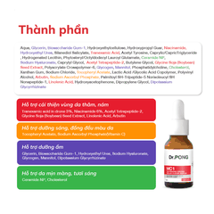 Serum hỗ trợ giảm nám Dr.PONG MC1 Whitening Drone Melas Clear Serum 16ml