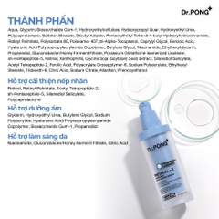 Serum hỗ trợ làm mờ nếp nhăn, trắng da Dr.PONG Retinal-x Timeless Anti-aging Serum