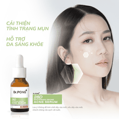 Serum hỗ trợ giảm mụn, ngừa thâm mụn Dr.PONG 28D Whitening Drone Acne Serum 15ml