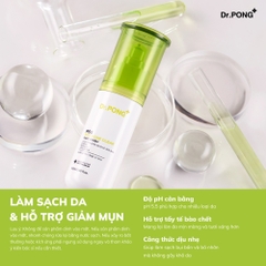 Gel rửa mặt hỗ trợ giảm mụn Dr.PONG p55 BHA Acne Clear Face Wash 100ml