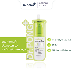Gel rửa mặt hỗ trợ giảm mụn Dr.PONG p55 BHA Acne Clear Face Wash 20ml