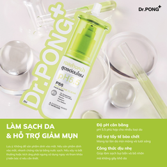 Gel rửa mặt hỗ trợ giảm mụn Dr.PONG p55 BHA Acne Clear Face Wash 20ml