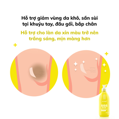 Sữa tẩy tế bào da chết, dưỡng ẩm và trắng da toàn thân Dr.PONG 555 AHA Blend Exfoliating 295ml