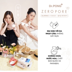 Phấn phủ che phủ lỗ chân lông, kiềm dầu Dr.PONG Zero Pore Blurring K- Powder 9g
