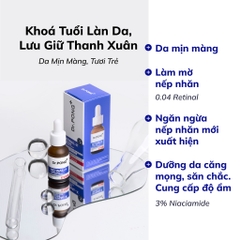 Serum làm mờ nếp nhăn, trắng da Dr.PONG Retinal-X Timeless Anti-Aging 15ml
