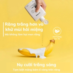 Nước súc miệng trắng răng, giảm mảng ố vàng, khử mùi hôi miệng Dr.PONG 168 White smile fluoride mouthwash 250ml