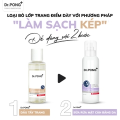 Dầu tẩy trang Dr. Pong Natural Extract Cleansing Oil 105ml