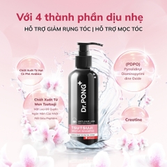 Dầu gội hỗ trợ giảm rụng tóc Dr.PONG Tsutsuji Gentle Shampoo 200ml