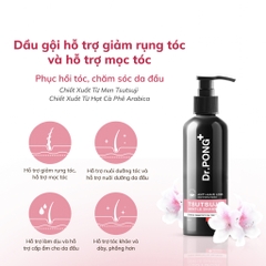 Dầu gội hỗ trợ giảm rụng tóc Dr.PONG Tsutsuji Gentle Shampoo 200ml