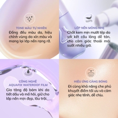 Kem nền hiệu chỉnh màu da dạng lỏng Beautilab 2ND Skin Cover Color-Changing Tint Foundation 20g