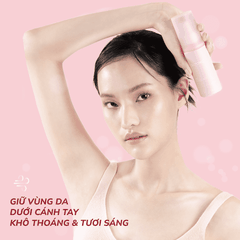 Xịt khử mùi trắng da, mờ thâm Dr.PONG 28D Whitening Drone Deodorant Spray 100ml
