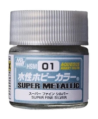 SƠN MÔ HÌNH AQUEOUS SUPER METALLIC Super Fine Silver