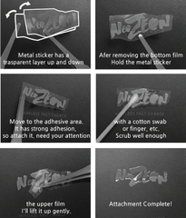 PHỤ KIỆN METAL STICKER SHIELD PART CHO RG SAZABI