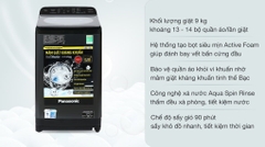 Máy giặt Panasonic 9 kg NA-F90A9BRV