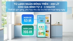 Tủ lạnh Samsung Inverter 208 lít RT20HAR8DBU/SV