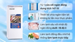 Tủ đông Hòa Phát 147 lít HUF 350SR1