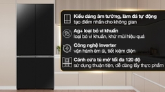 Tủ lạnh Panasonic Inverter 510 lít Multi Door NR-X561BK-VN