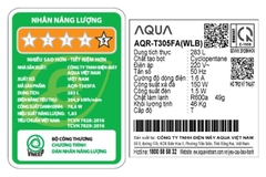 Tủ lạnh Aqua Inverter 283 lít AQR-T305FA(WLB)