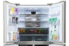 Tủ lạnh Sharp Inverter 525 lít Multi Door SJ-FX610V-SL