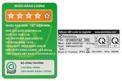 Máy giặt Electrolux UltimateCare 700 Inverter 10 kg EWF1043R7SC