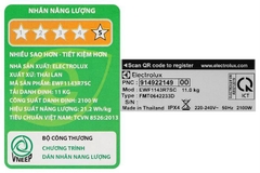 Máy giặt Electrolux UltimateCare 700 Inverter 11 kg EWF1143R7SC