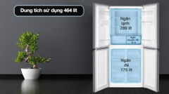 Tủ lạnh Hitachi Inverter 464 lít Multi Door HR4N7520DSWDXVN
