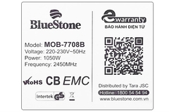 Lò vi sóng BlueStone MOB-7708B 20 lít