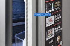 Tủ lạnh Sharp Inverter 525 lít Multi Door SJ-FX610V-SL